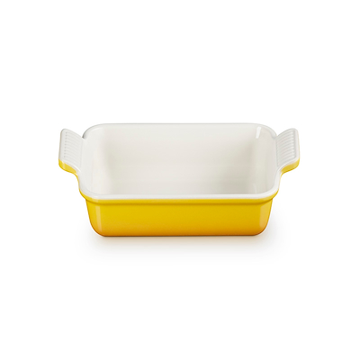 Le Creuset Signature stentøj Heritage rektangulært fad 19cm Nectar