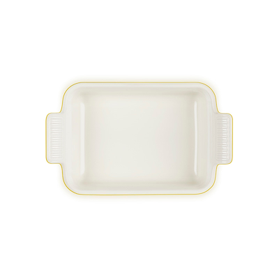 Le Creuset Signature stentøj Heritage rektangulært fad 19cm Nectar