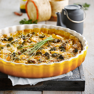 Le Creuset Signature stentøj tærtefad 28cm Nectar