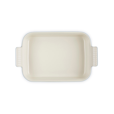 Le Creuset Signature stentøj Heritage rektangulært fad 26cm Chambray