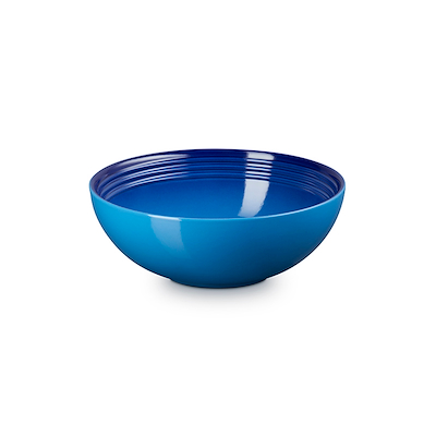 Le Creuset Signature stentøj serveringsskål 24cm Azure