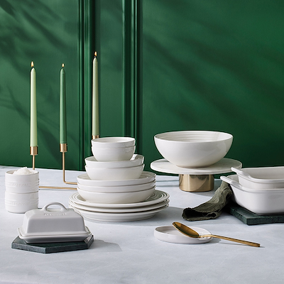 Le Creuset Signature stentøj dyb tallerken 16cm White