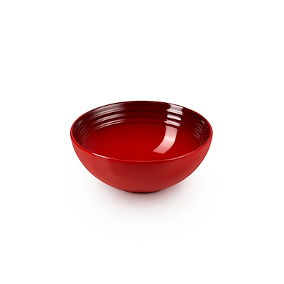 Le Creuset Signature stentøj dyb tallerken 16cm Cerise