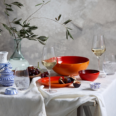 Le Creuset Signature stentøj dyb tallerken 16cm Cerise