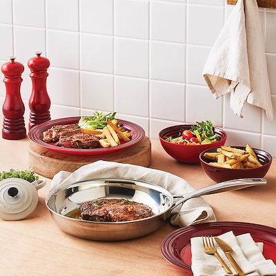 Le Creuset Signature stentøj dyb tallerken 16cm Cerise