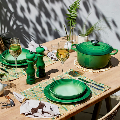 Le Creuset Signature stentøj middagstallerken 27cm Bamboo
