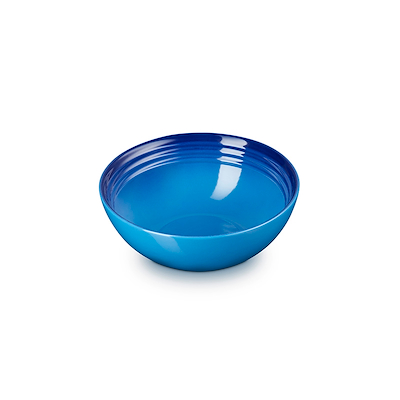 Le Creuset Signature stentøj dyb tallerken 16cm Azure