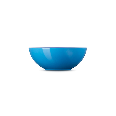 Le Creuset Signature stentøj dyb tallerken 16cm Azure
