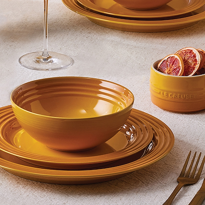 Le Creuset Signature stentøj dyb tallerken 16cm Nectar