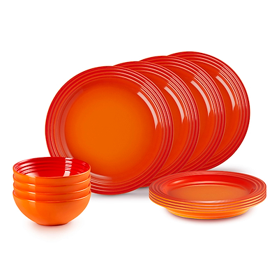 Le Creuset Signature stentøj servicesæt 12 dele Volcanic