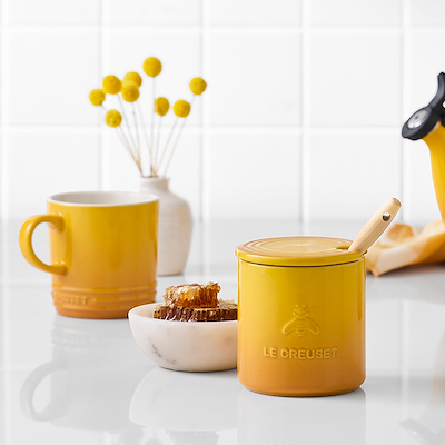 Le Creuset Signature stentøj honningkrukke 420ml Nectar