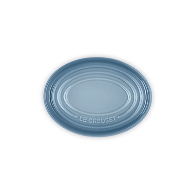 Le Creuset Signature stentøj oval grydeskeholder Chambray