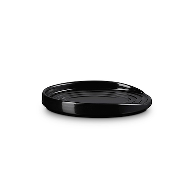 Le Creuset Signature stentøj oval grydeskeholder Black