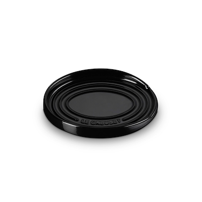 Le Creuset Signature stentøj oval grydeskeholder Black