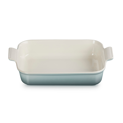 Le Creuset Signature stentøj Heritage rektangulært fad 32cm Sea Salt