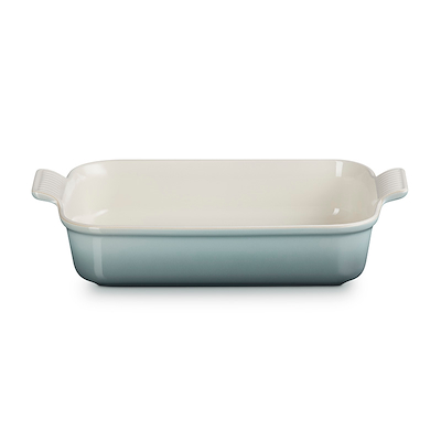 Le Creuset Signature stentøj Heritage rektangulært fad 32cm Sea Salt