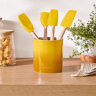 Le Creuset Signature stentøj redskabskrukke 1,1 liter Nectar