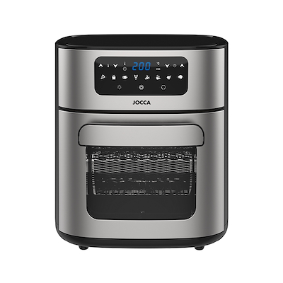 Jocca digital airfryer sort 10 liter 1700 watt