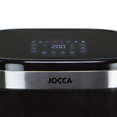 Jocca digital airfryer med vindue 10 liter 1700 watt
