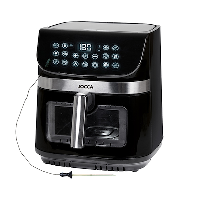Jocca airfryer 9 liter med termometer 2200 watt