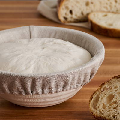 Brød & Taylor Boule/rund hævekurv sandfarvet
