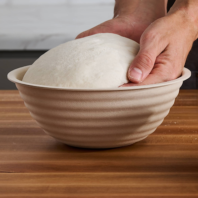 Brød & Taylor Boule/rund hævekurv sand 2 stk.