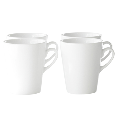 Pillivuyt Michelle krus hvid 29 cl 4 stk.