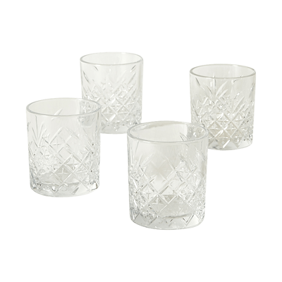 Timeless whiskyglas klar glas 34,5 cl 4 stk