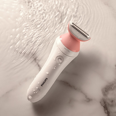 Philips 6000 series BRL146 Satin Wet & Dry genopladelig ladyshaver inklusiv 6 dele