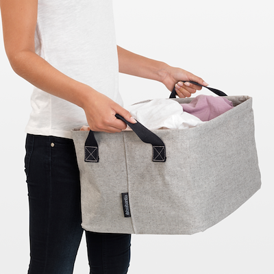 Brabantia vasketøjskurv foldbar grå 35 liter