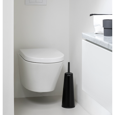 Brabantia toiletbørste med holder sort