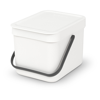 Brabantia affaldssortering hvid 6 liter