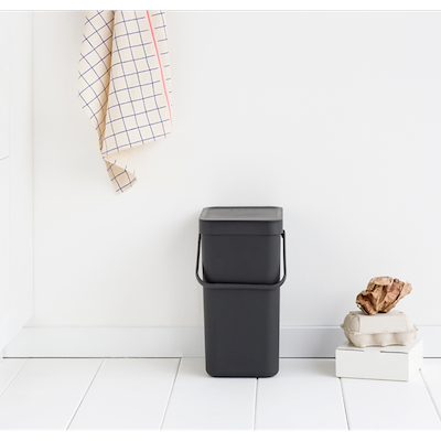 Brabantia affaldsspand grå 12 liter