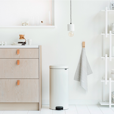Brabantia Newicon pedalspand hvid 30 liter