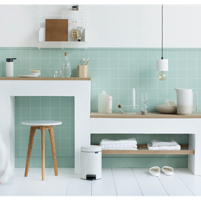 Brabantia Newicon pedalspand hvid 3 liter