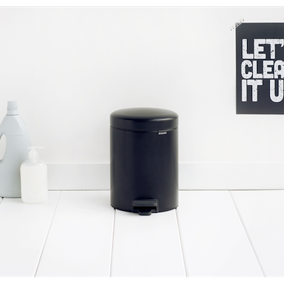 Brabantia Newlcon pedalspand sort 5 liter