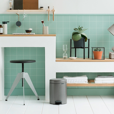 Brabantia Newlcon pedalspand 3 liter platinum