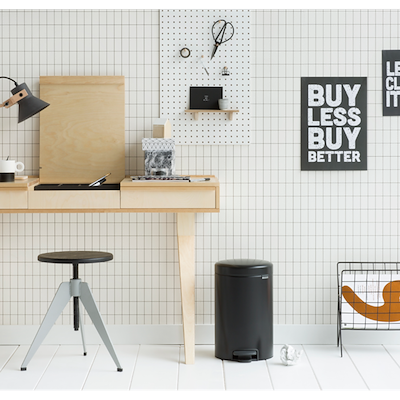 Brabantia NewIcon pedalspand sort 12 liter