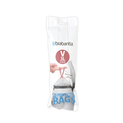Brabantia affaldspose hvid 3 liter