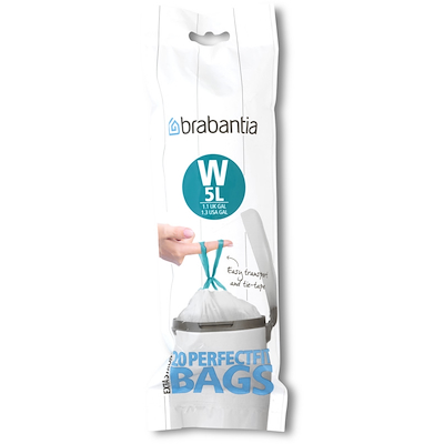 Brabantia affaldspose hvid 5 liter