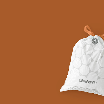 Brabantia affaldspose 10-12 liter hvid