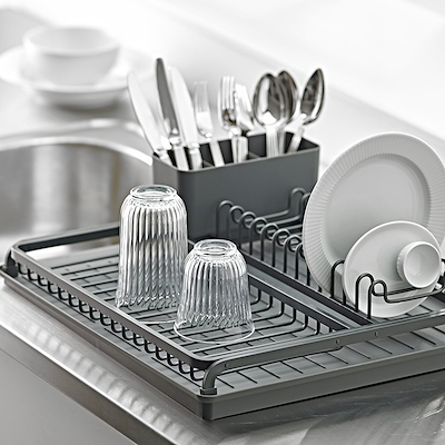 Brabantia opvaskestativ mørk grå