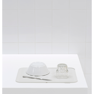 Brabantia SinkSide opvaskemåtte silikone lysegrå