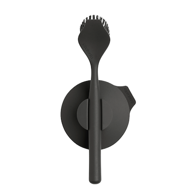 Brabantia Sinkside opvaskebørste med sugekop dark grey