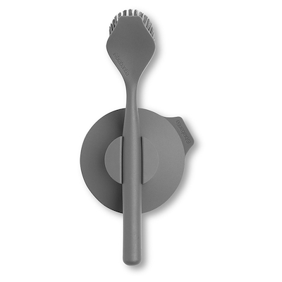 Brabantia Sinkside opvaskebørste med sugekop dark grey