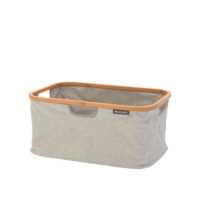 Brabantia vasketøjskurv foldbar med bambuskant 40 liter