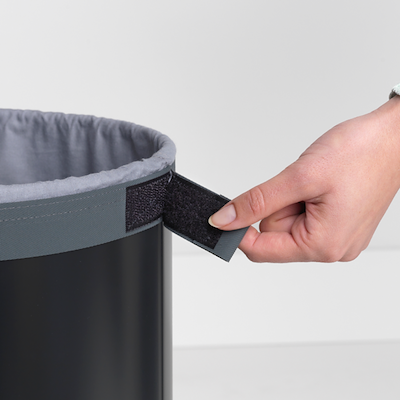 Brabantia vasketøjskurv sort 35 liter