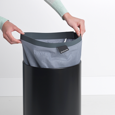 Brabantia vasketøjskurv sort 35 liter