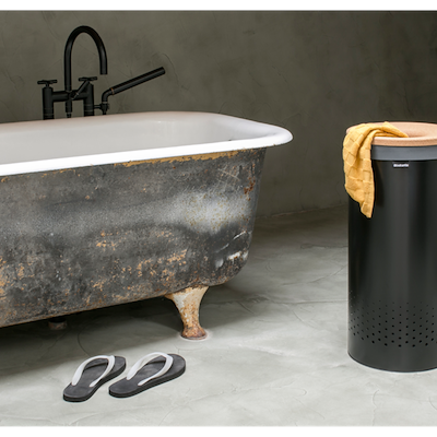 Brabantia vasketøjskurv sort 35 liter