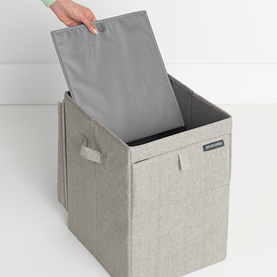 Brabantia Stackable vasketøjsboks grå 35 liter